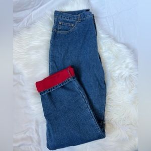 Vintage GAP Fleece-lined Jeans | Size 14